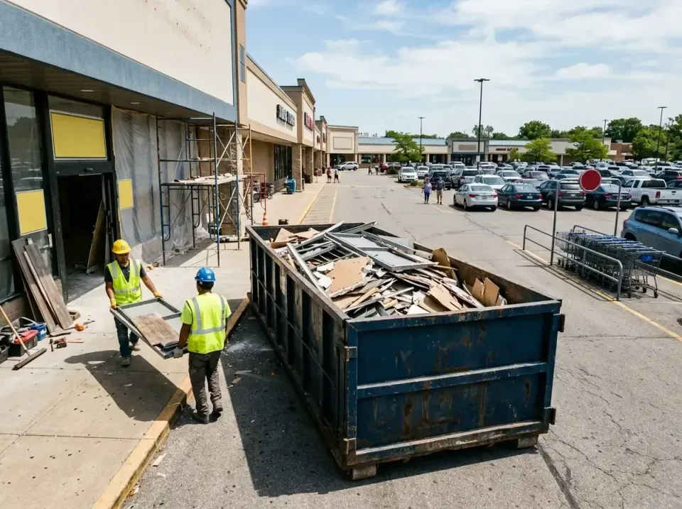 retail-store-renovation-debris-003 — frequently asked questions, Roll-off Dumpster Rentals in Cherokee Village, AR
